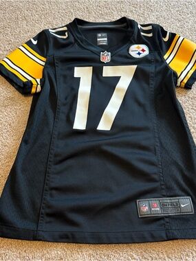 Nike Black & Gold Pittsburgh Steelers #17 Replica Jersey